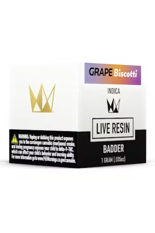 Grape Biscotti | 1g | Live Resin Badder