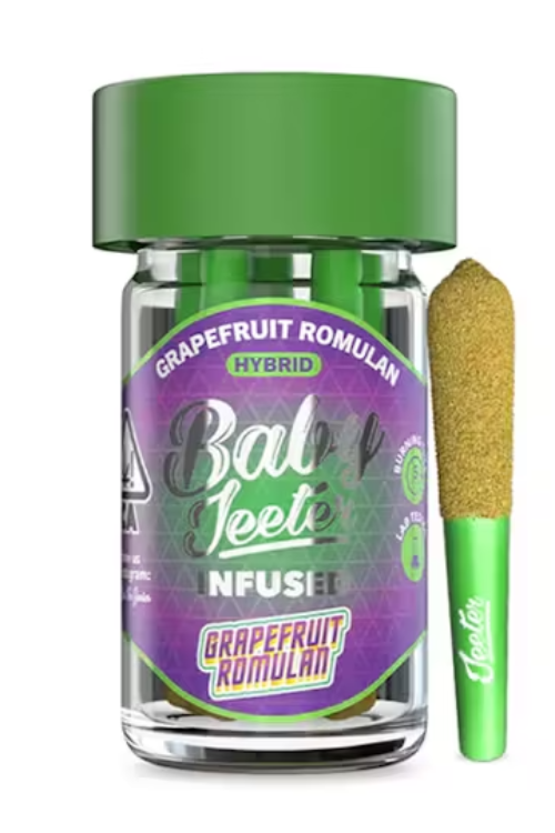 Infused Baby Jeeter | Grapefruit Romulan | 0.5G x 5